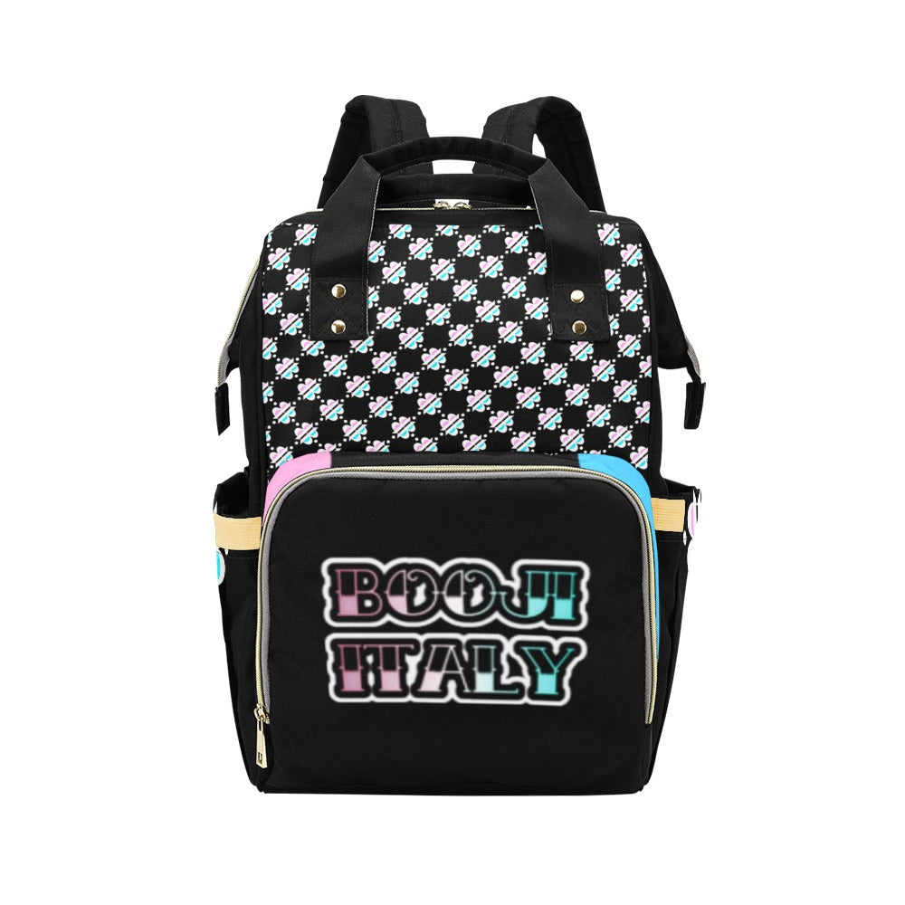 BOOJI INVERTED LOGO PATTERN Multi-Function Backpack(Model1688)