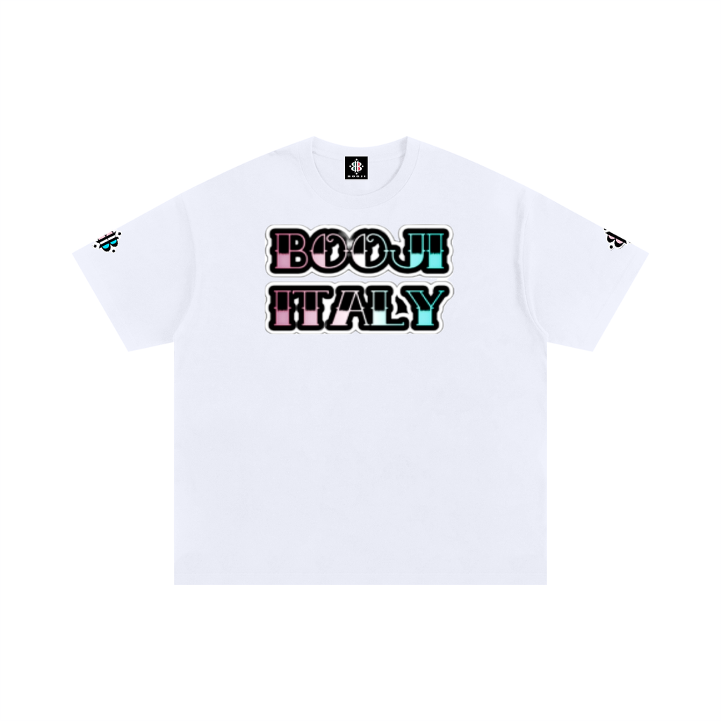 BOOJI ITALY GRAFITTI STYLE LOGO COTTON T-SHIRT