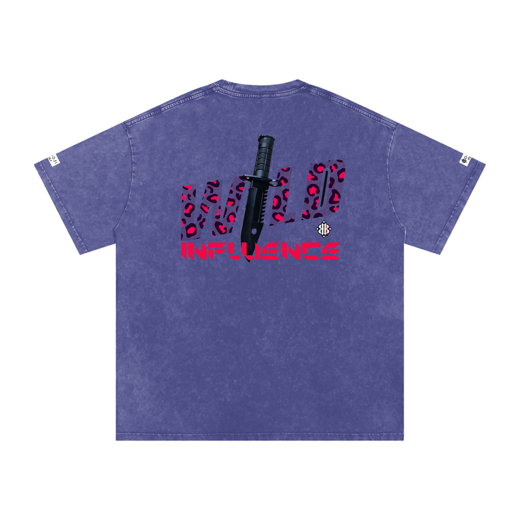 BOOI ITALY WILD INFLUENCE KNIFED SNOW WASHED T-SHIRT