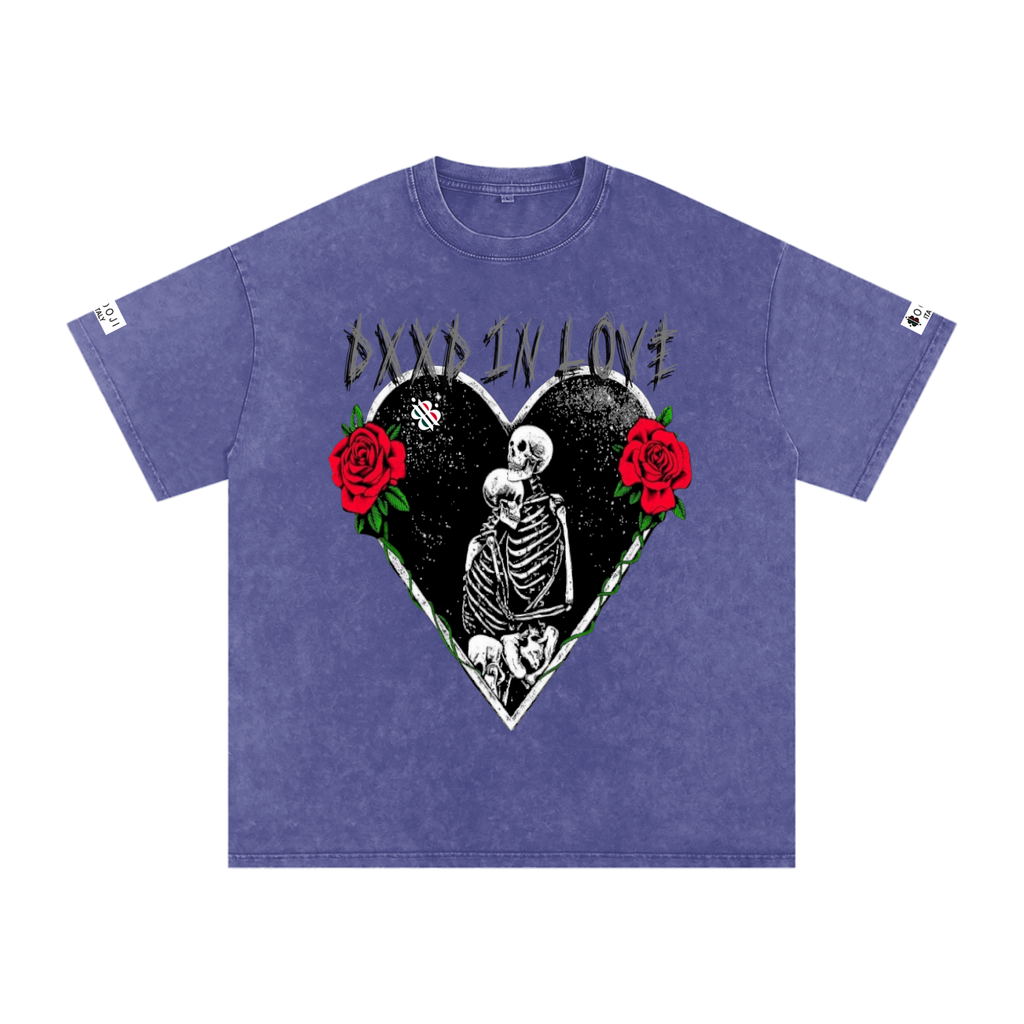 BOOJI ITALY "DXXD IN LOVE" SNOW WASHED T-SHIRT