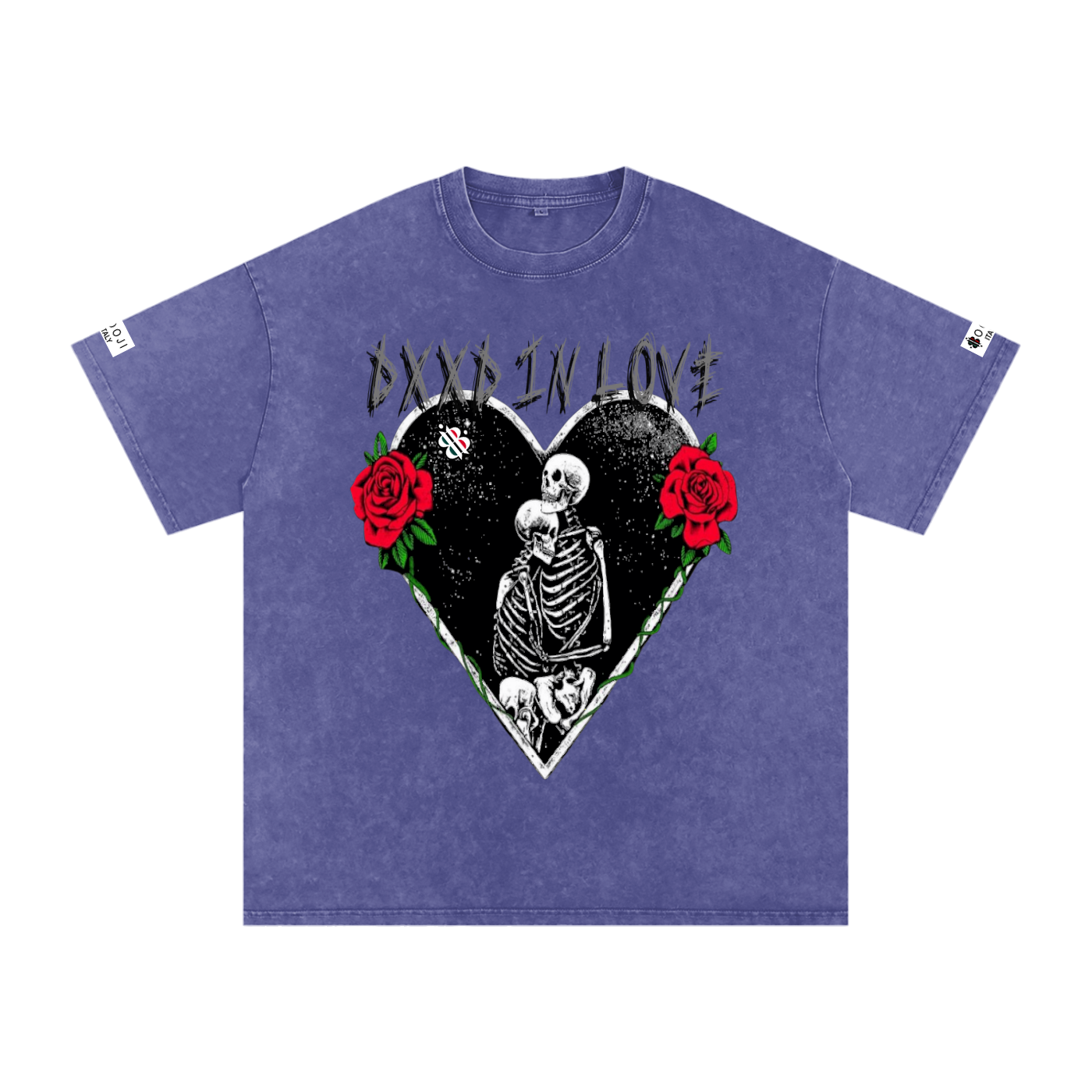 BOOJI ITALY "DXXD IN LOVE" SNOW WASHED T-SHIRT
