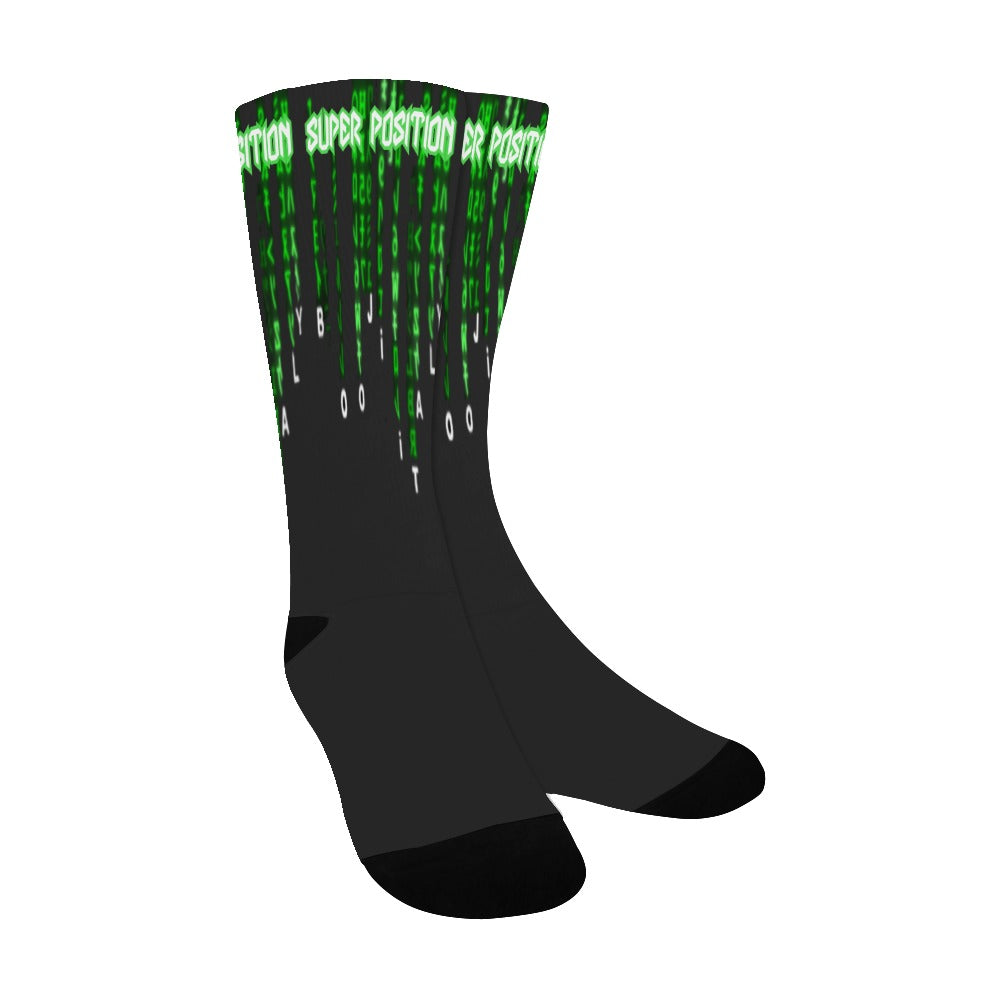BOOJI ITALY SUPER POSITION COLLECTION MEN'S MATRIX TUBE SOCKS