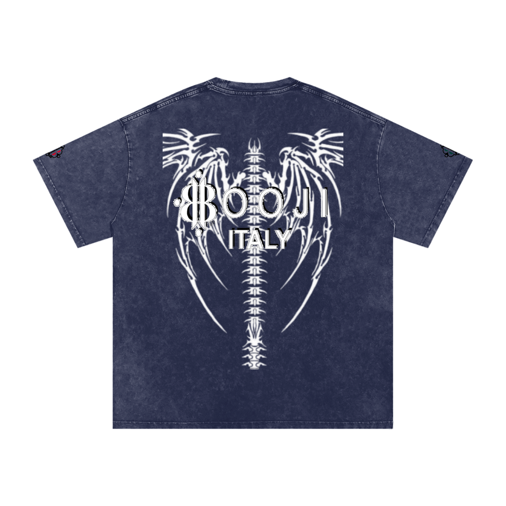 BOOJI ITALY "DXXD IN LOVE" LINE SNOW WASHED T-SHIRT