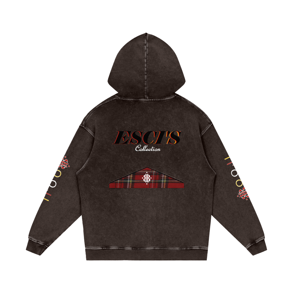 BOOJI ITALY ESCI'S COLLECTION  SNOW WASHED HOODIE
