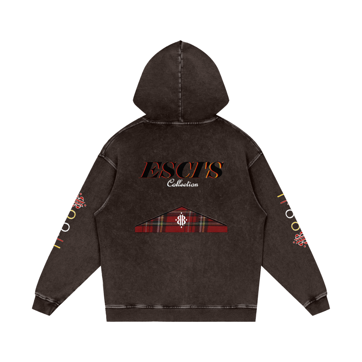 BOOJI ITALY ESCI'S COLLECTION  SNOW WASHED HOODIE