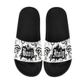 BOOJI ITALY SYMBOLS COLLECTION WHITE WOMEN'S BLACK SOLE SLIDES