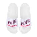 BOOJI ITALY WILD INFLUENCE COLLECTION IN WHITE MEN'S WHITE SOLE SLIDES