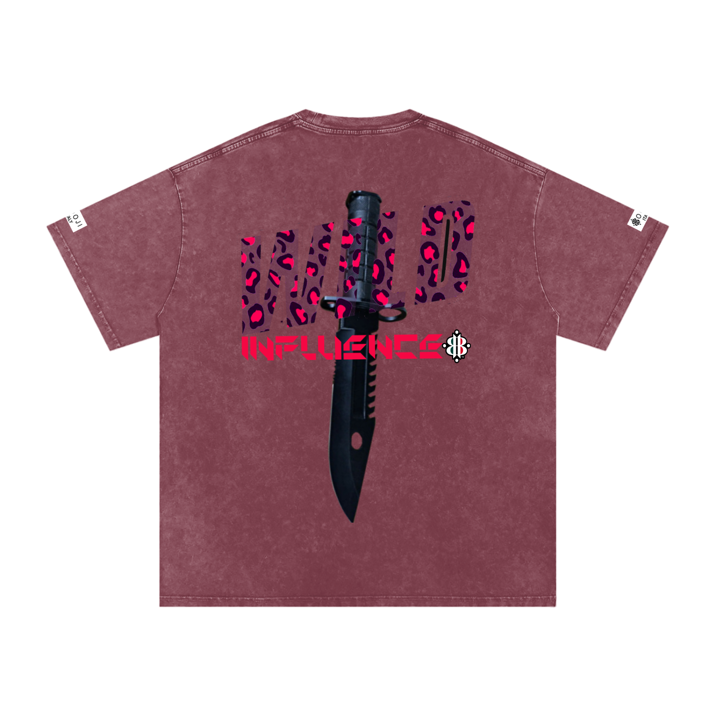 BOOJI ITALY "WILD INFLUENCE" LINE SNOW WASHED T-SHIRT