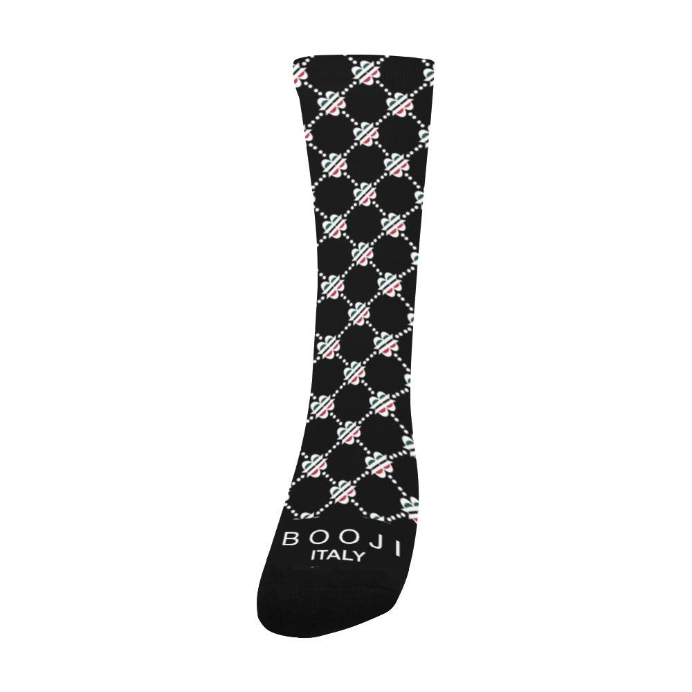 BOOJI LOGO PATTERN Men's Custom Socks