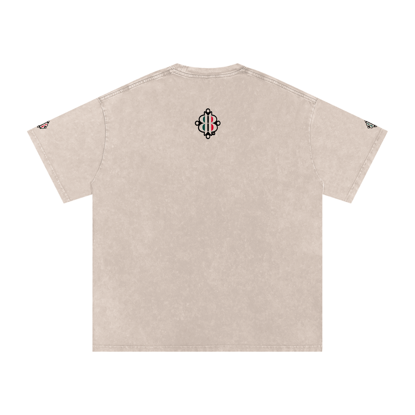 BOOJI ITALY 7 STARS 4 EVER $ LOGO SNOW WASHED T-SHIRT