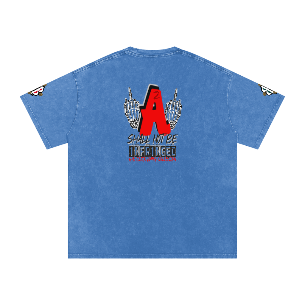 BOOJI ITALY CLICK BANG COLLECTION MENS SNOW WASHED T-SHIRT
