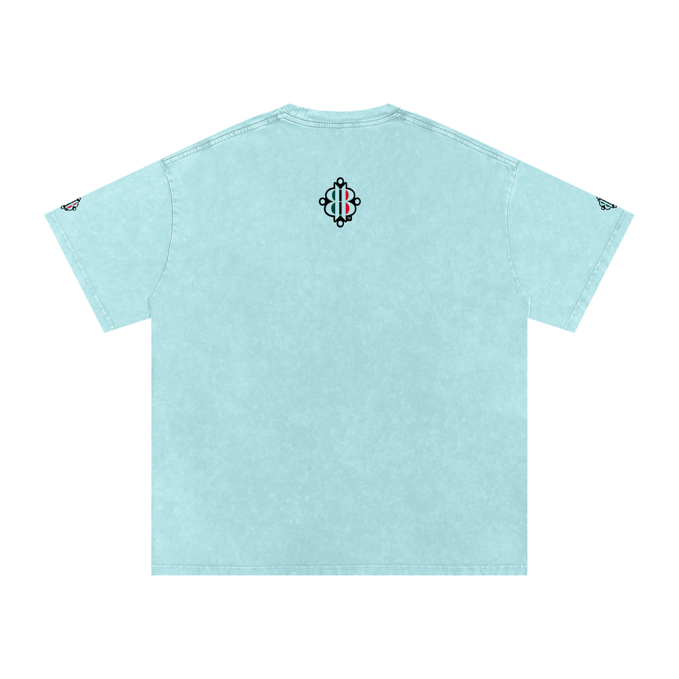 BOOJI ITALY 7 STARS 4 EVER $ LOGO SNOW WASHED T-SHIRT