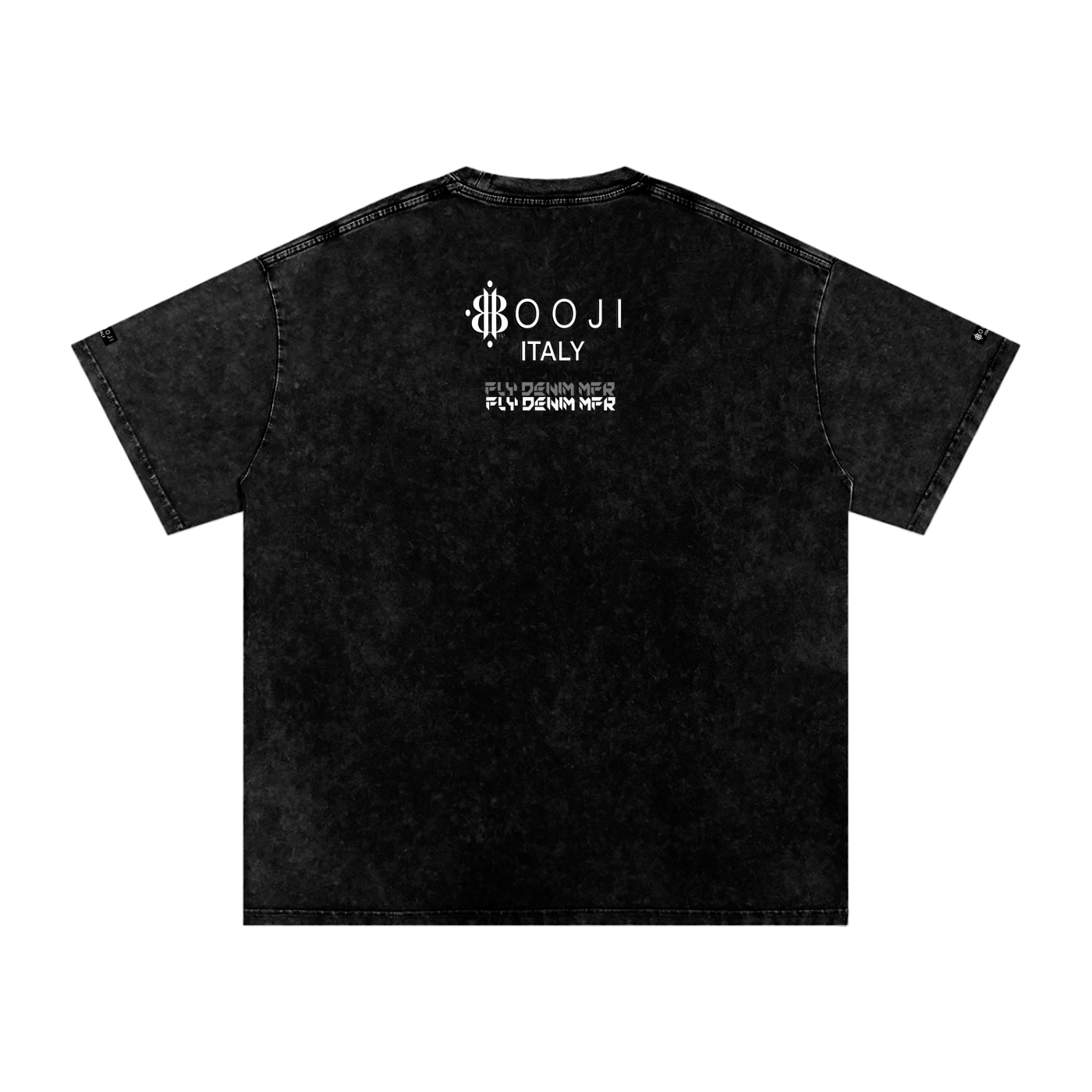 BOOJI ITALY "FLY DENIM MFR." SNOW WASHED T-SHIRT