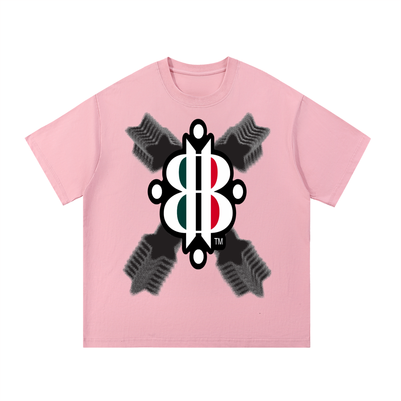BOOJI ITALY STARS LOGO MULTIPLIED COTTON T-SHIRT