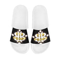 BOOJI ITALY ETA PRIMO COLLECTION LOGO MEN'S WHITE SOLE SLIDES