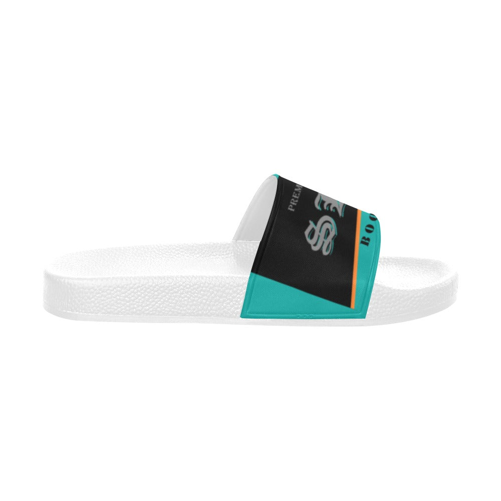 BOOJI ITALY SK8R'S COLLECTION WOMEN'S WHITE SOLE SLIDES