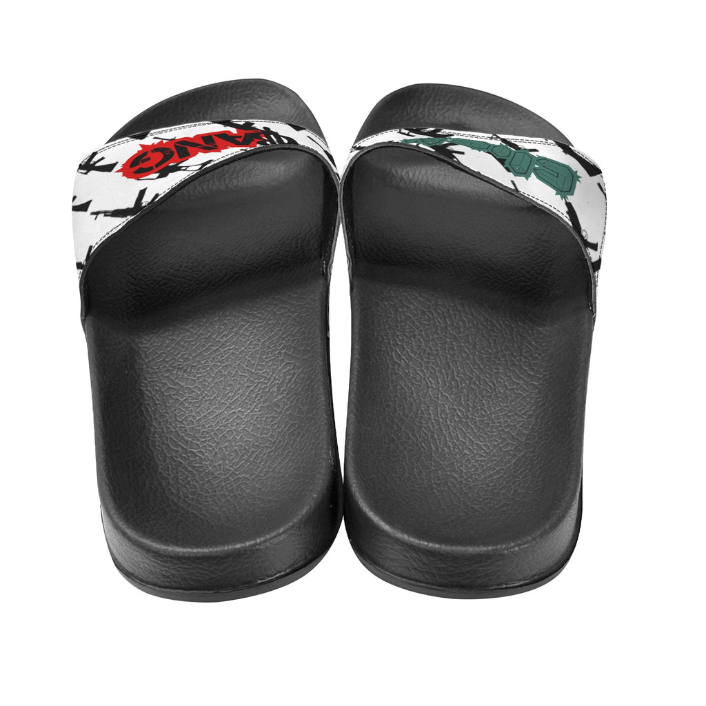 BOOJI ITALY CLICK BANG COLLECTION MEN'S BLACK SOLE SLIDES