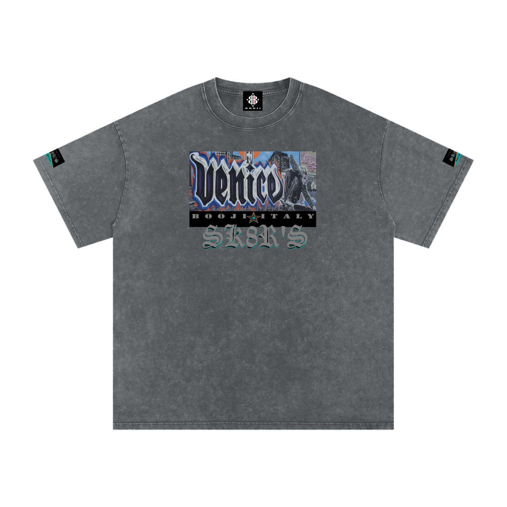 BOOJI ITALY SK8R'S COLLECTION SNOW WASHED T-SHIRT
