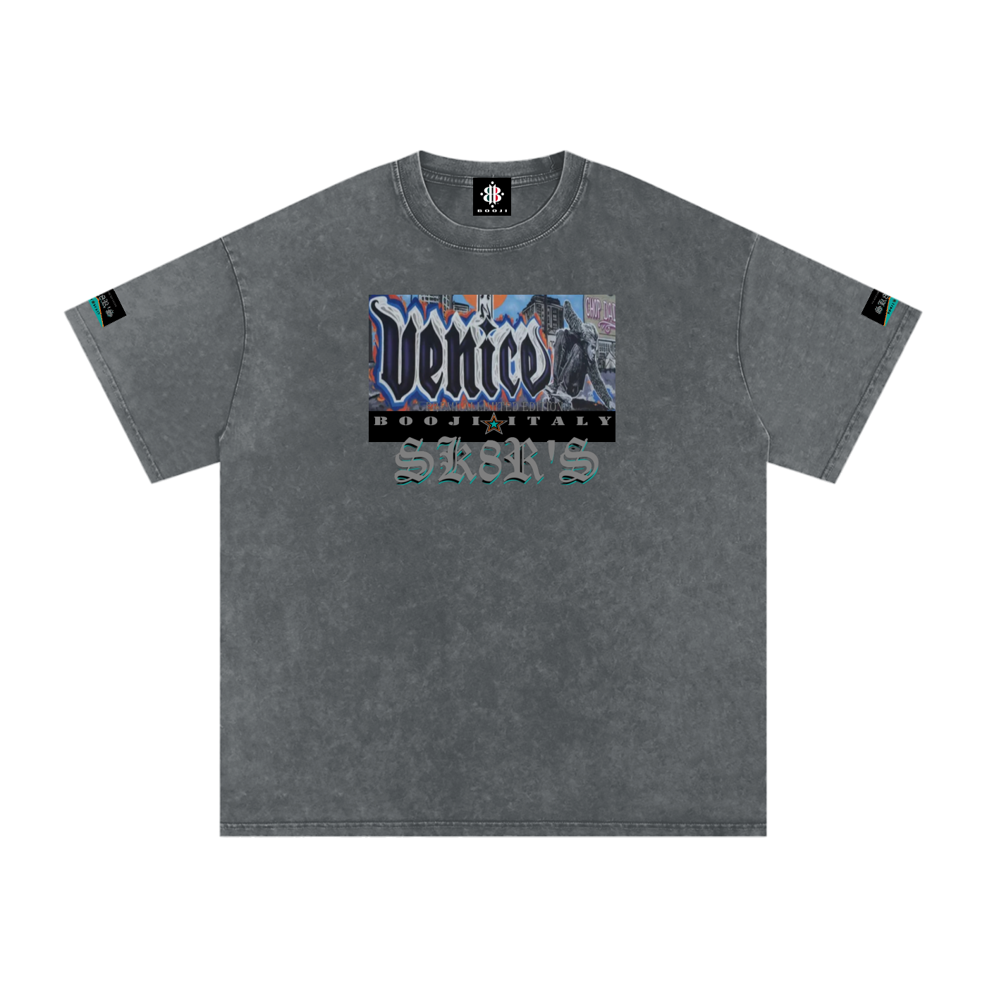 BOOJI ITALY SK8R'S COLLECTION SNOW WASHED T-SHIRT