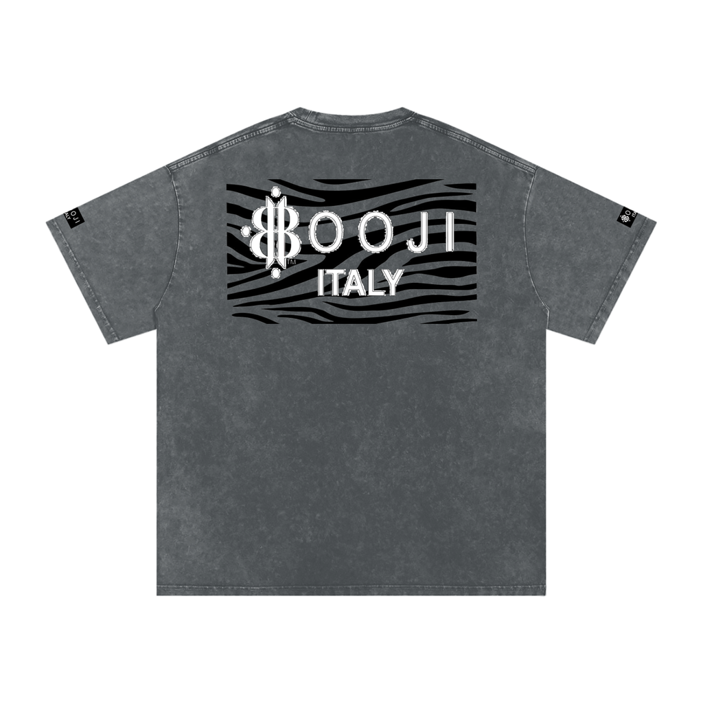 BOOJI ITALY "WILD INFLUENCE" SNOW WASHED T-SHIRT