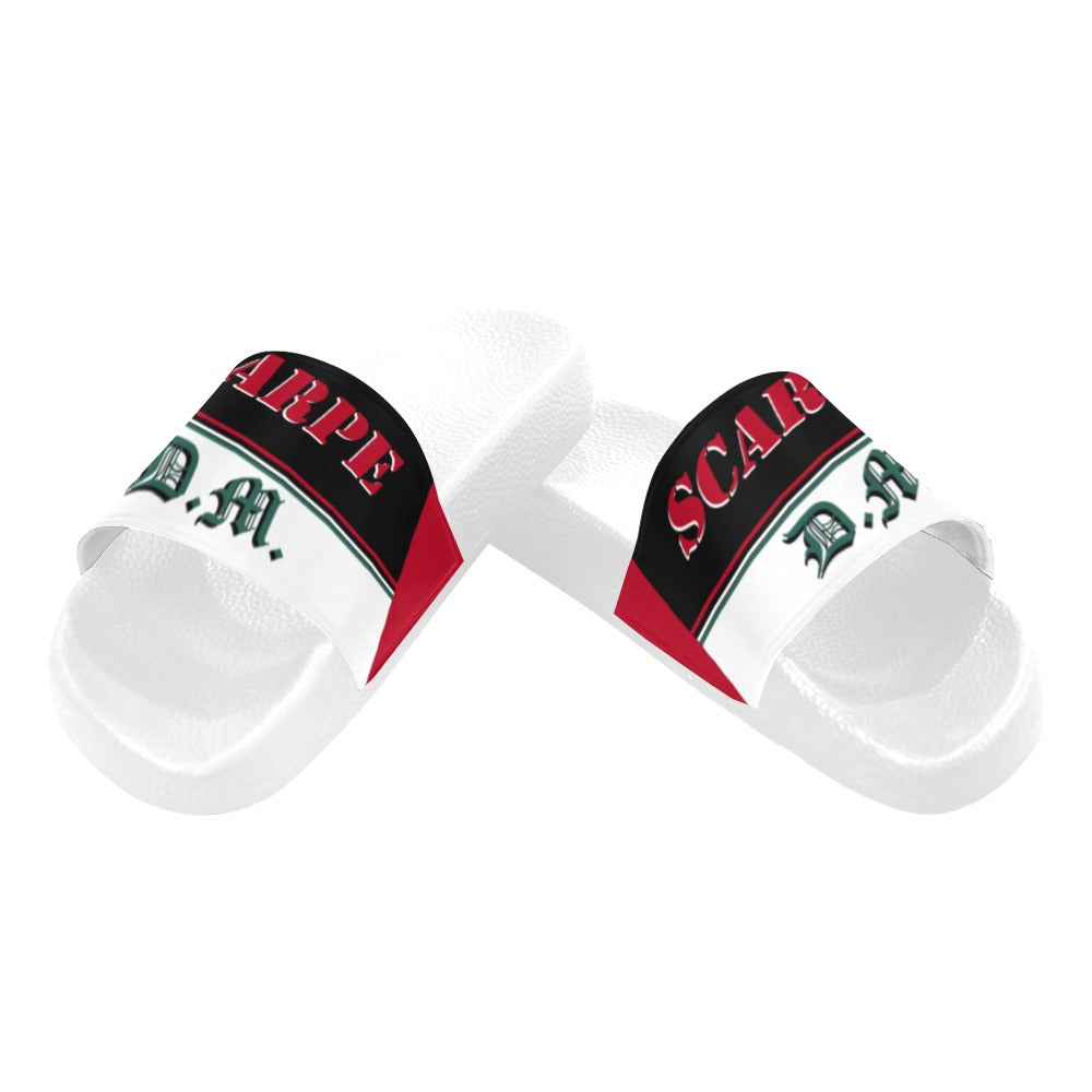 BOOJI ITALY SCARPE DM COLLECTION WOMEN'S WHITE SOLE SLIDES