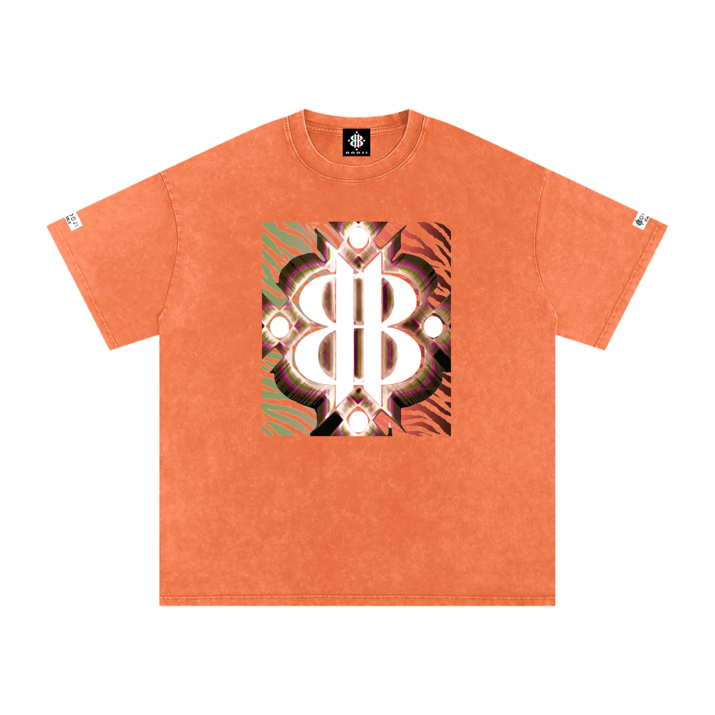 BOOI ITALY WILD INFLUENCE KNIFED SNOW WASHED T-SHIRT