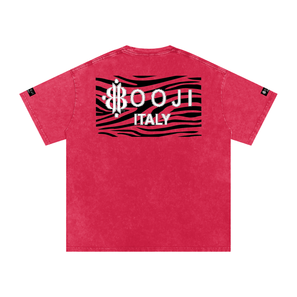 BOOJI ITALY "WILD INFLUENCE" SNOW WASHED T-SHIRT