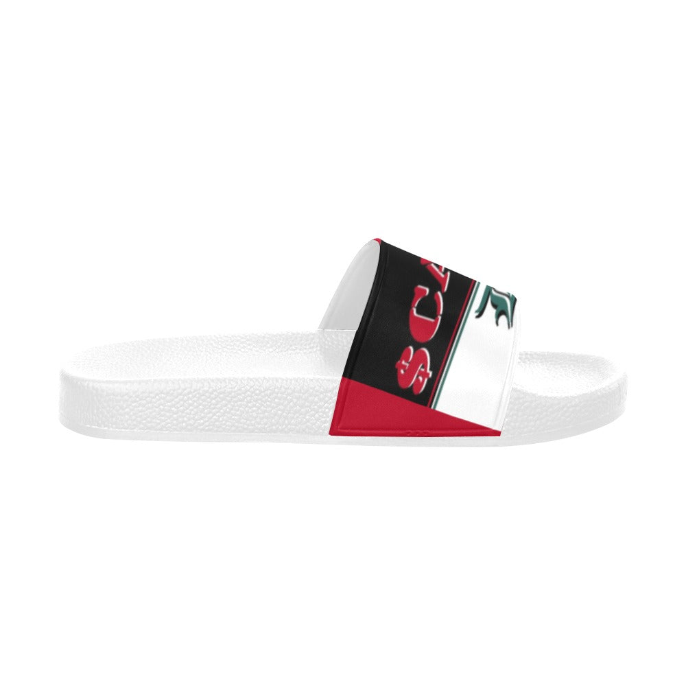 BOOJI ITALY SCARPE DM COLLECTION MEN'S WHITE SOLE SLIDES