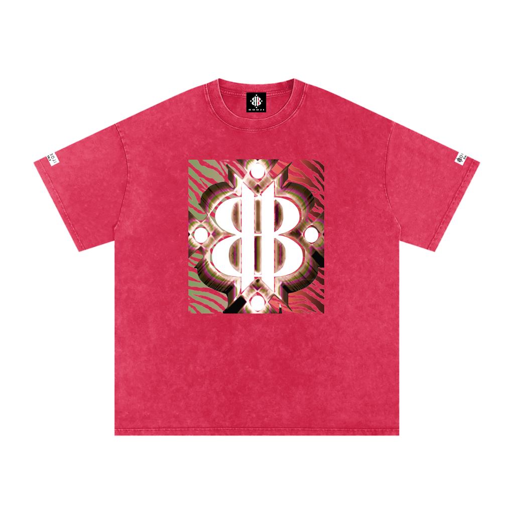 BOOI ITALY WILD INFLUENCE KNIFED SNOW WASHED T-SHIRT