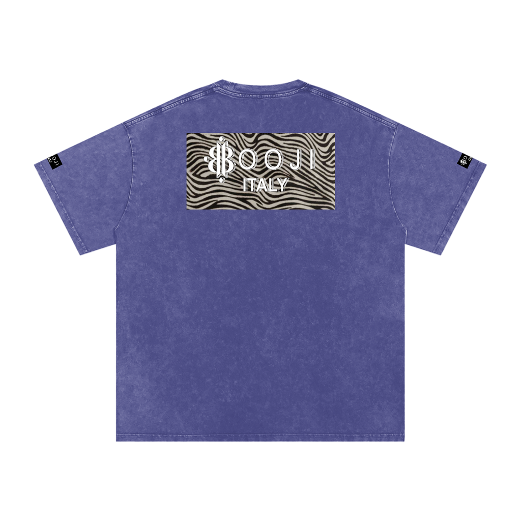 BOOJI ITALY WILD INFLUENCE Z-BACK SNOW WASHED T-SHIRT