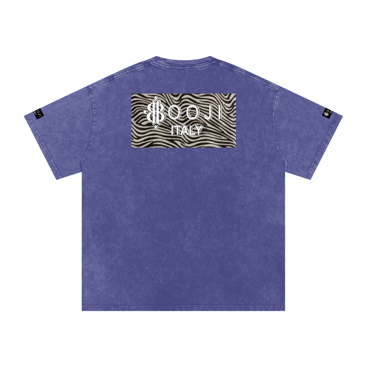 BOOJI ITALY WILD INFLUENCE Z-BACK SNOW WASHED T-SHIRT