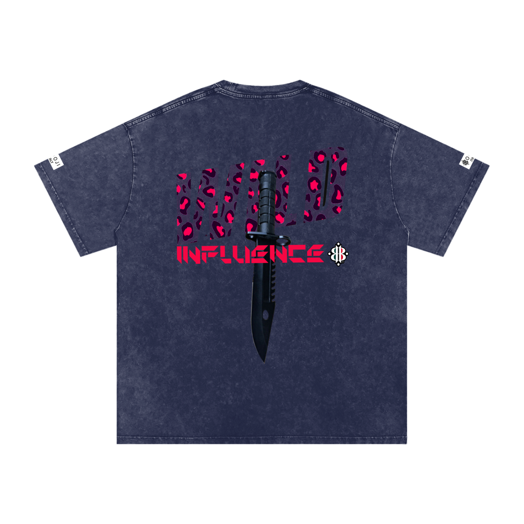 BOOJI ITALY WILD INFLUENCE KNIFE SNOW WASHED T-SHIRT
