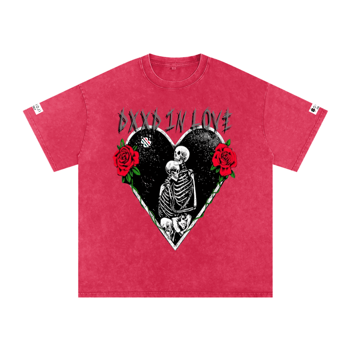BOOJI ITALY "DXXD IN LOVE" SNOW WASHED T-SHIRT