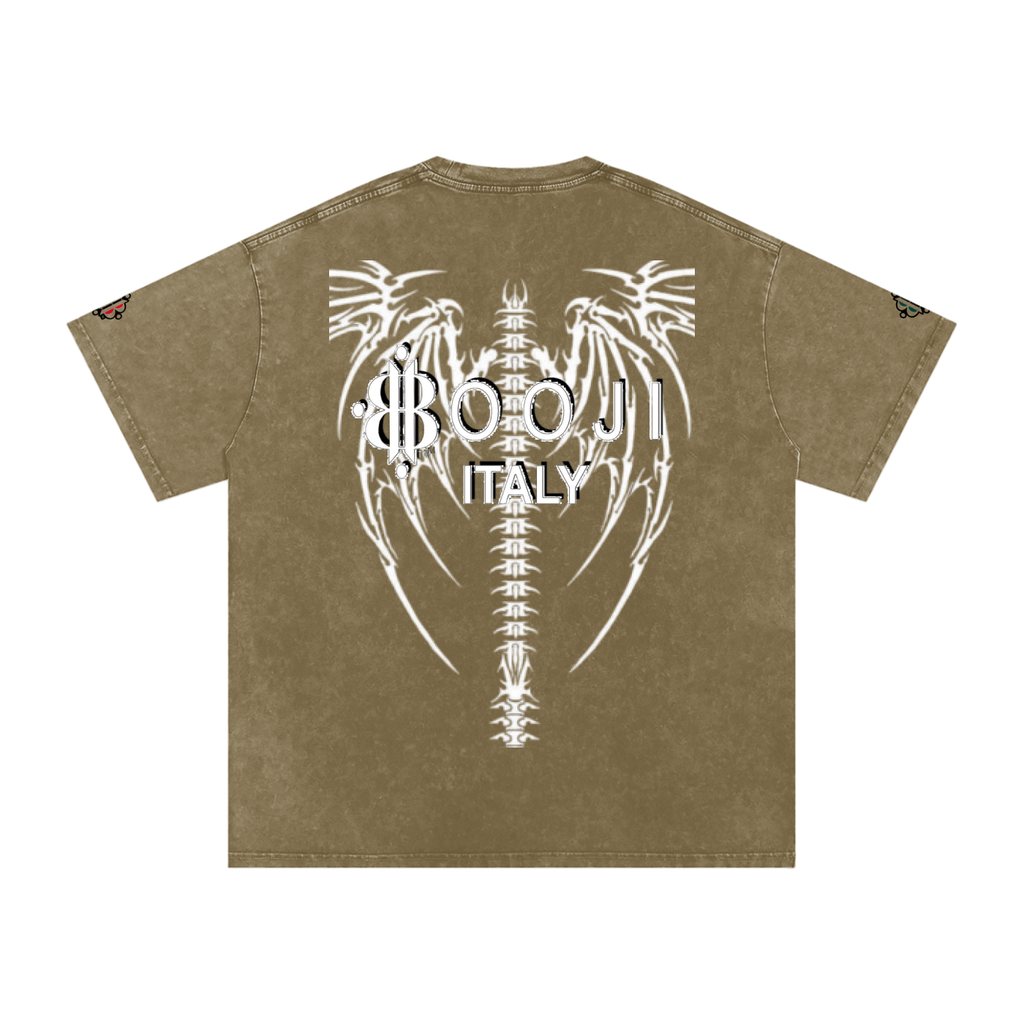 BOOJI ITALY "DXXD IN LOVE" LINE SNOW WASHED T-SHIRT