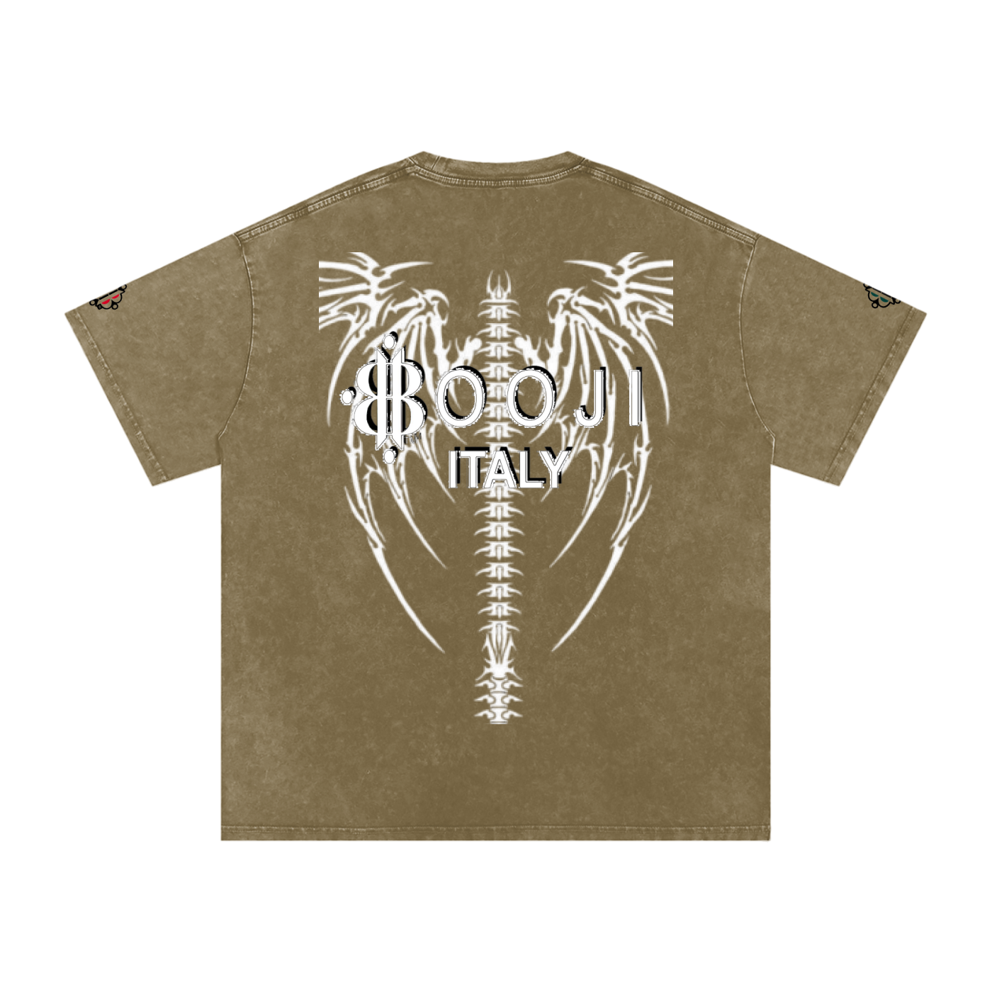 BOOJI ITALY "DXXD IN LOVE" LINE SNOW WASHED T-SHIRT