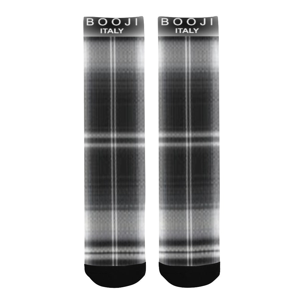 BOOJI PLAID STYLE TWO Men's Custom Socks