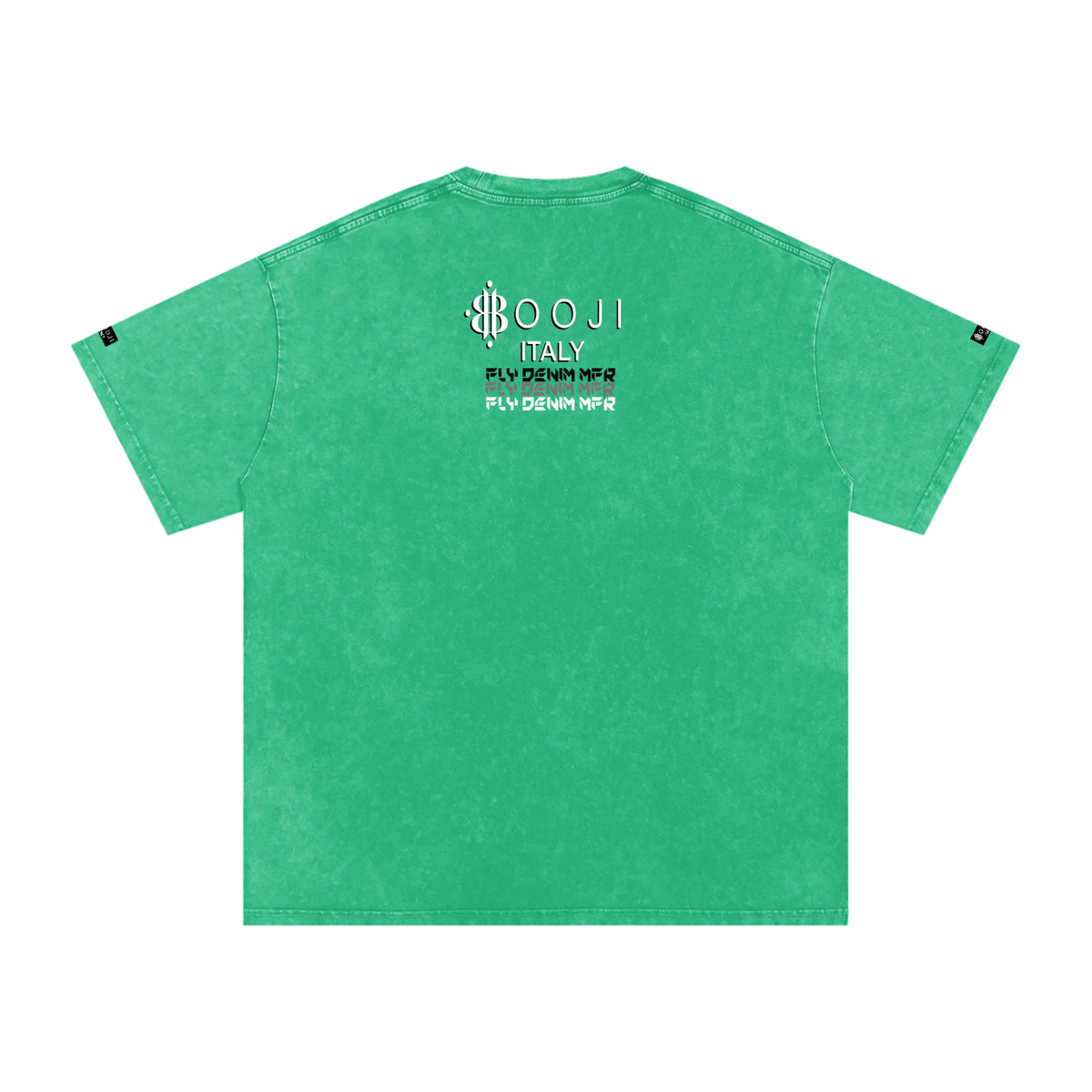 BOOJI ITALY FLY DENIM MFR. COLLECTION SNOW WASHED T-SHIRT