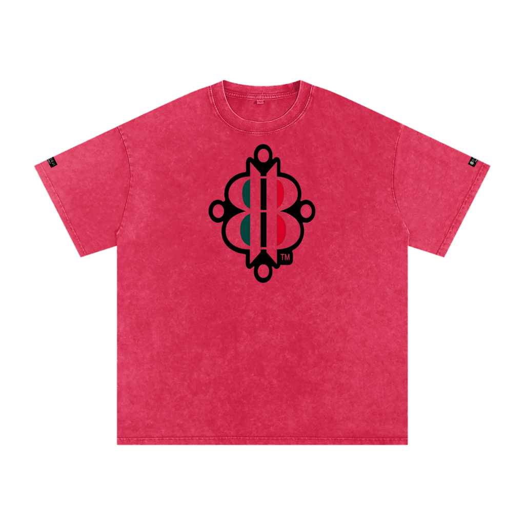 BOOJI ITALY "FLY DENIM MFR." SNOW WASHED T-SHIRT