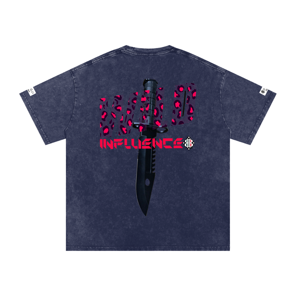 BOOJI ITALY "WILD INFLUENCE" LINE SNOW WASHED T-SHIRT