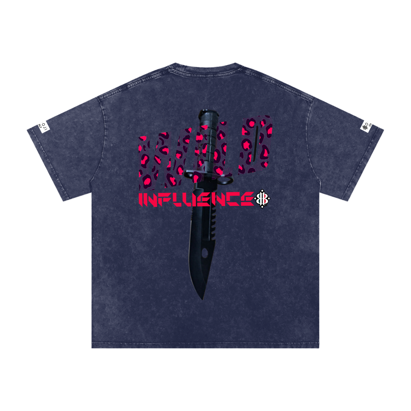 BOOJI ITALY "WILD INFLUENCE" LINE SNOW WASHED T-SHIRT