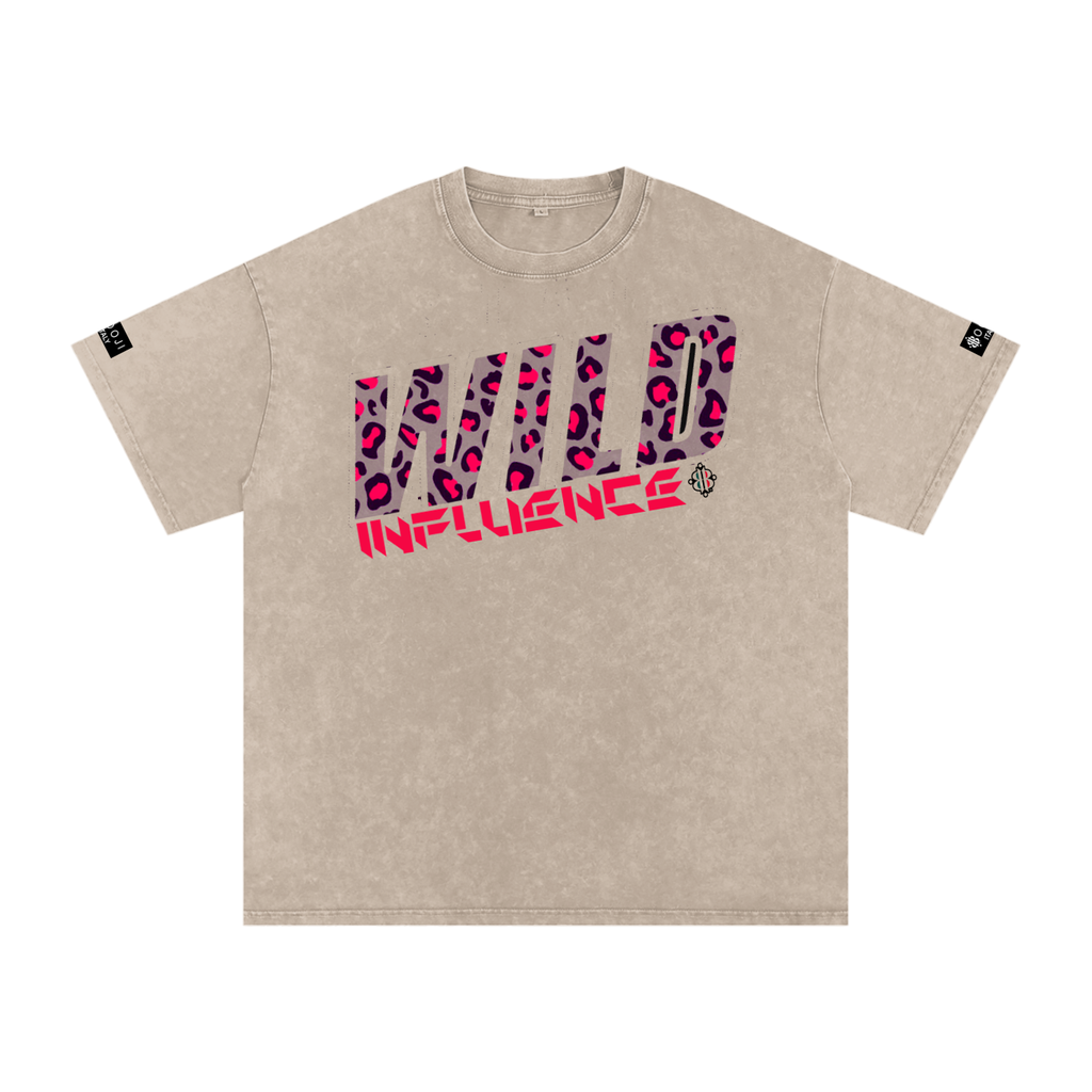 BOOJI ITALY "WILD INFLUENCE" SNOW WASHED T-SHIRT