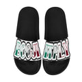 BOOJI TATTOO LOGO SLIDES Men's Slide Sandals(Model 057)