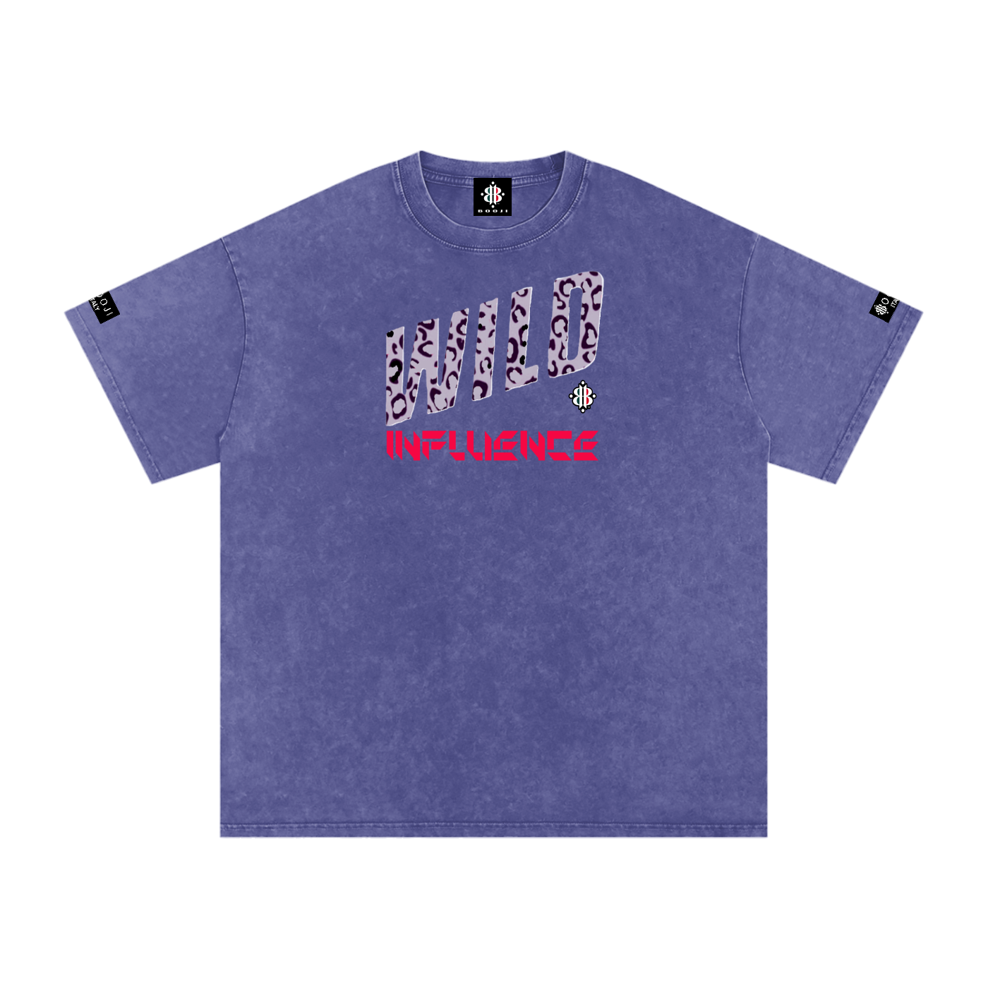 BOOJI ITALY WILD INFLUENCE Z-BACK SNOW WASHED T-SHIRT