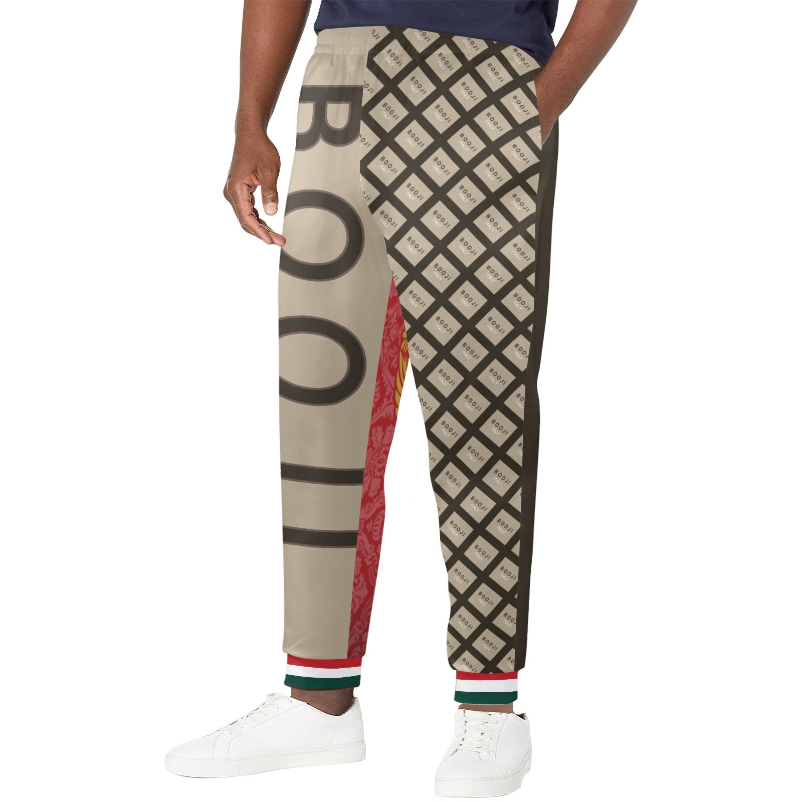 BOOJI GRAILS PATTERN Men's Casual Track Pants (Model L72)