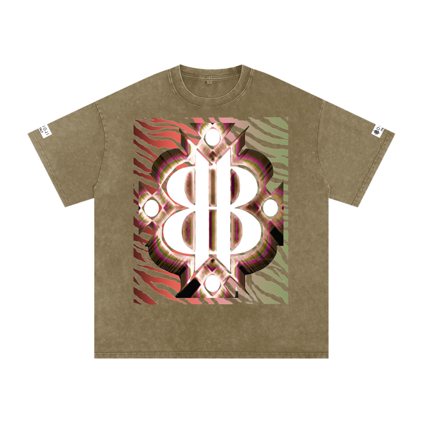 BOOJI ITALY WILD INFLUENCE KNIFE SNOW WASHED T-SHIRT