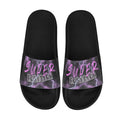 BOOJI ITALY SUPER POSITION LIGHTNING LOGO MEN'S BLACK SOLE SLIDES