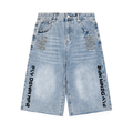 BOOJI ITALY FLY DENIM MFR. COLLECTION MEN'S WIDE LEG JORTS