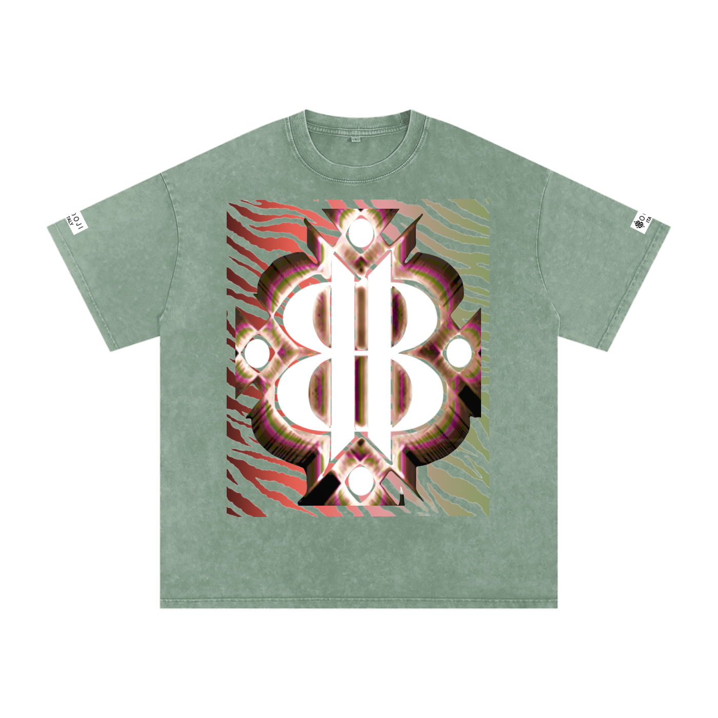BOOJI ITALY WILD INFLUENCE KNIFE SNOW WASHED T-SHIRT