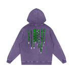 BOOJI ITALY SUPER POSITION COLLECTION MATRIX SNOW WASHED HOODIE