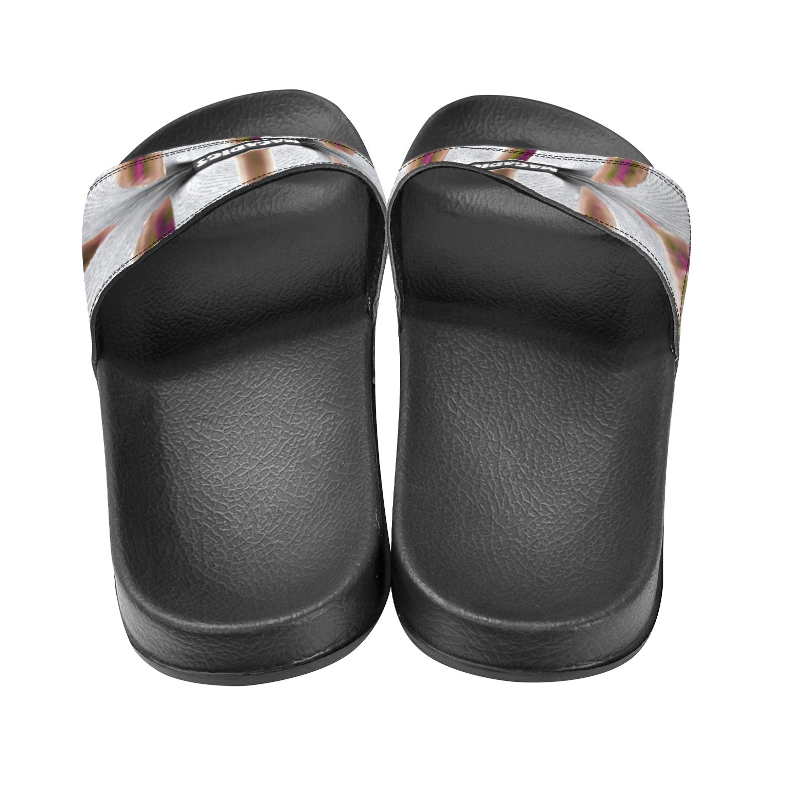 BOOJI ITALY MAGADIGS COLLECTION WOMEN'S BLACK SOLE SLIDES